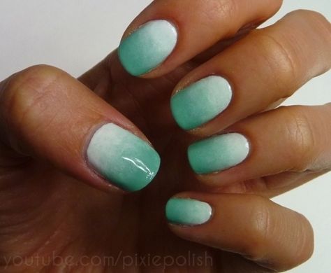 Vacation nails for dark skin Mint Green Nails, Ombre Manicure, Nagellack Trends, Spring Nail Trends, New Nail Designs, Super Nails, Trendy Nail Art, Trendy Nail Design, Pastel Nails