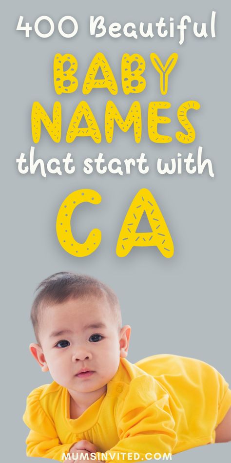 Here’s a HUGE list of names that start with CA covering traditional, modern, popular, unique, sweet, and powerful baby names to help you make the right choice. You will find some cool and famous names of Girls and Boys starting with CA in this post. Names That Start With Letter C. names that start with letter C girl. names that start with letter C boy. girl names that start with CA. baby names that start with CA. baby girl names that start with CA. Fancy Girl Names, Preppy Girl Names, C Names, C Girl Names, Boyish Girl Names, Girly Girl Names, Rare Boy Names, Modern Baby Girl Names, Traditional Girl Names