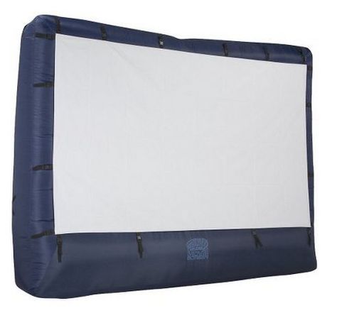 An inflatable screen is a nice perk, but it requires constant power, and the blower makes noise. Inflatable Movie Screen, Outdoor Movie Screen, Backyard Movie Nights, Backyard Movie, Outdoor Theater, Outdoor Inflatables, Movie Screen, Outdoor Movie, Up House