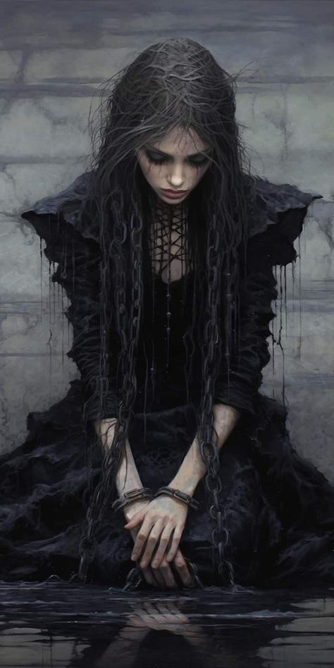 Dark Witch, Gothic Fantasy Art, Vampire Art, Goth Art, Gothic Aesthetic, Dark Gothic, Beautiful Dark Art, Witch Art, Gothic Beauty