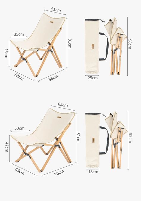 Portable Chair Design, Foldable Chair Design, Diy Camping Chair, Camping Chair Design, Fold Chair, Tripolina Chair, Foldable Camping Chair, Portable Furniture, Foldable Furniture