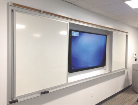 Houston Community College, Joseph Dirand, Whiteboard Wall, Modern Office Interiors, School Interior, Tv Design, Tv Furniture, Community College, Office Inspiration