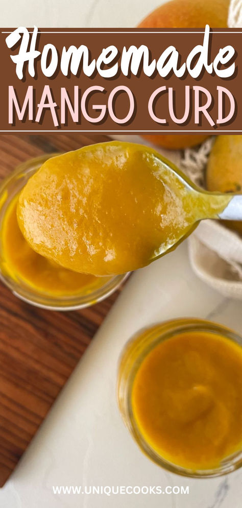 This homemade mango curd is a delicious, creamy fruit curd bursting with tropical flavor. Perfect for spreading on toast, filling desserts, or enjoying by the spoonful. Try this easy mango recipe for a sweet treat that’s great for brunch, snacks, or as a unique dessert topping. Mango Curd Recipe, Filling Desserts, Easy Mango Recipes, Brunch Snacks, Mango Curd, Fruit Curd, Mango Recipe, Dessert Box, Curd Recipe