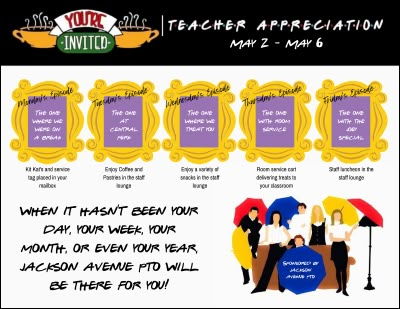 Friends Teacher Appreciation, Employee Appreciation Awards, Appreciation Week Themes, Appreciation Themes, Teacher Appreciation Week Themes, Teacher Appreciation Themes, Teacher Appreciation Week Ideas, Appreciation Week Ideas, Staff Ideas