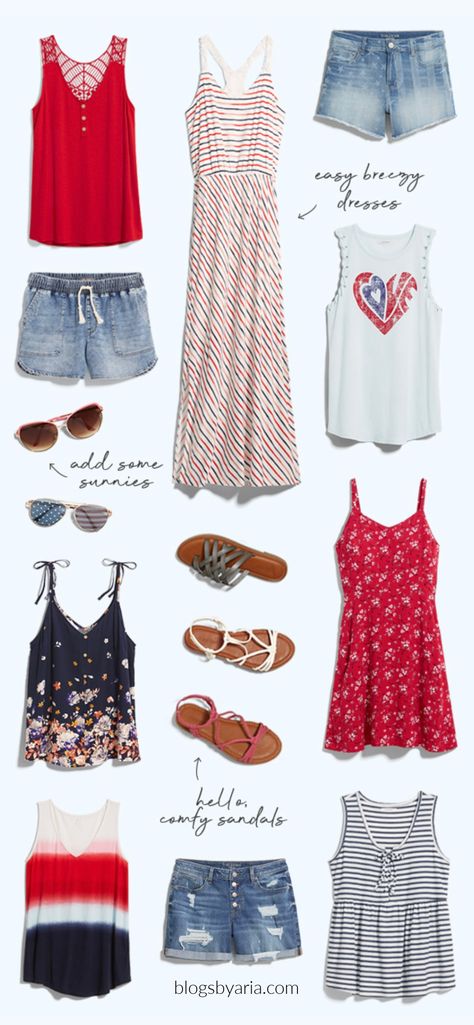 Plus Size 4th Of July Outfit, Cute Fourth Of July Outfits For Women, 4th Of July Outfits For Women Party, Casual 4th Of July Outfits For Women, Womens 4th Of July Outfit, Fourth Of July Outfits For Women, Themed Outfit Ideas, 4th Of July Outfits For Women, Patriotic Outfits For Women