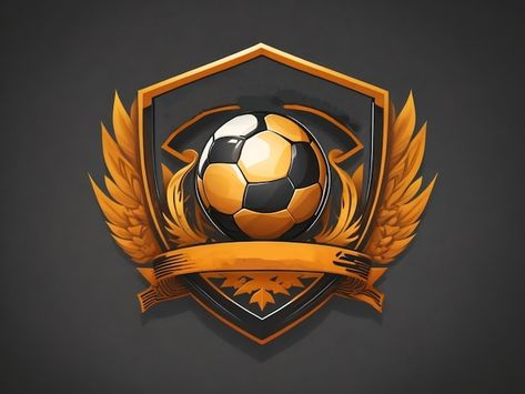 Football Logo Design Ideas Creative, Football Club Logo, Football Logo Design, Logo Football, Logo Jersey, Game Logo Design, Diary Quotes, Best Anime Couples, Football Logo