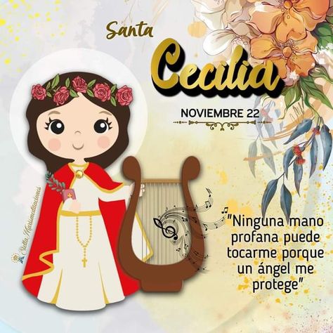 God Cartoon, Saint Cecilia, St Cecilia, Santa Cecilia, All Saints Day, All Saints, Fancy Dress, The Beatles, Angeles