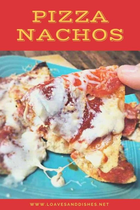 Pepperonis, flavorful pizza sauce, and mozzarella cheese pulls will bring everyone running to the kitchen! Put a load of these pizza nachos under the broiler and watch the magic happen! #pizza #nachos Pizza Nachos, Pizza Flavors, Easy Cheese, Homemade Dough, Favorite Appetizers, Quick Dinner Recipes, Pizza Sauce, Recipes From Heaven, Cheap Meals