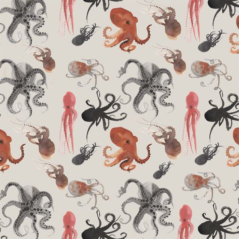 octopus pattern © Yelena Sayko Animal Textiles, Octopus Pattern, Octopus Art, Print Design Pattern, Textile Patterns, Stuffed Animal Patterns, Textures Patterns, Background Patterns, Calculator