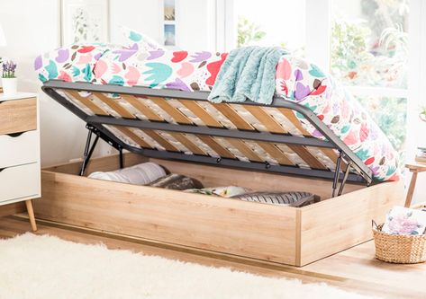 Cama baúl | Homy Diy Corner Sofa, Bed Frame Design, Corner Sofa Bed, Storage Room, Corner Sofa, Caravan, Sofa Bed, Guest Room, Bed Frame