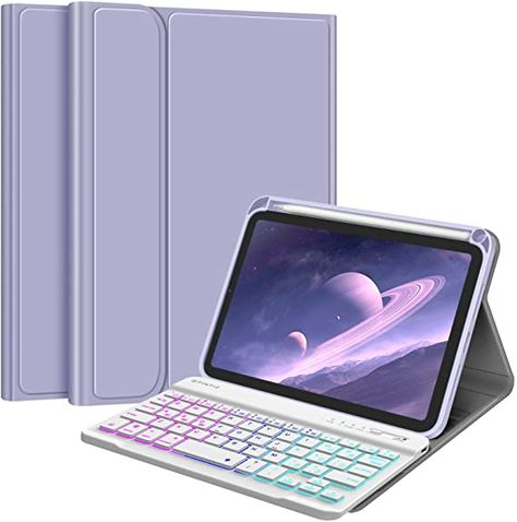 Rose Gold Ipad, Keyboard For Ipad, Ipad Essentials, Iphone Macbook, Cute Ipad Cases, Keyboard With Touchpad, Support Ipad, Purple Cases, Mini Keyboard