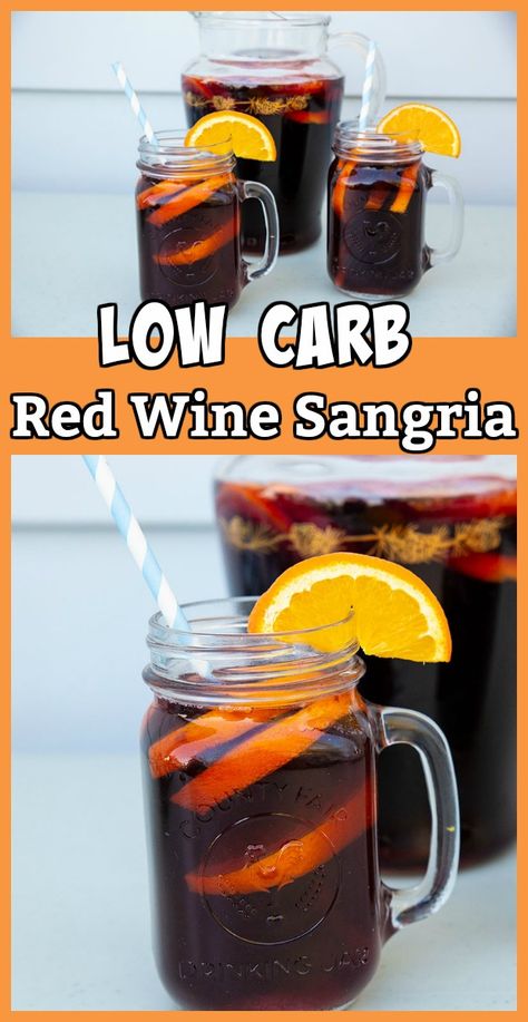 Red Wine Sangria, Wine Sangria, Sangria Wine, Baking Powder Uses, Red Sangria, Keto Friendly Desserts, Red Wines, Keto Drink, Sangria Recipes