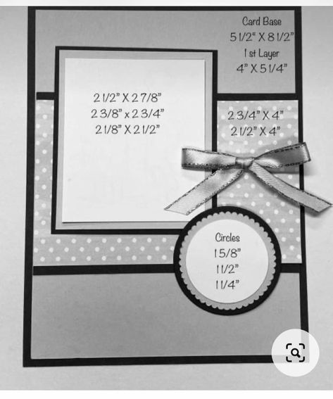 Scrapbook Cards Ideas, Cards For Scrapbook, Greeting Card Sketches, How To Make Cards, Card Measurements, Card Sketches Templates, Card Making Designs, Card Making Templates, Card Sketch