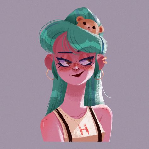 ArtStation - Sassy, Justine Cunha Sassy Character Design, Alchemy Art, Arte Sketchbook, Girls Illustration, Girls Characters, Cute Characters, Drawing People, Cartoon Art Styles, Illustrations Posters