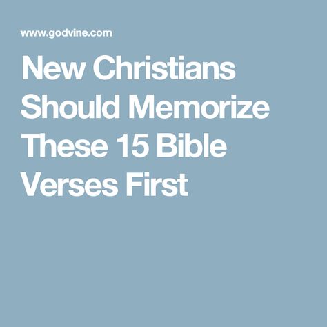 New Christians Should Memorize These 15 Bible Verses First Top Bible Verses, Grow Your Faith, Psalm 145, Righteousness Of God, Slow To Anger, Scripture Memory, Faith Scripture, Gospel Message, Christian Messages