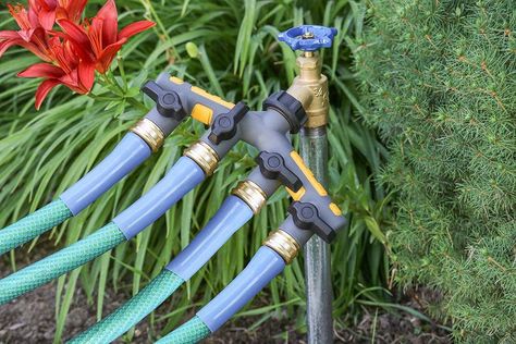 Water Timers, Hose Splitter, Low Maintenance Shrubs, Garden Problems, Pool Water Features, Bob Vila, Garden Hoses, Water Hose, Garden Pool