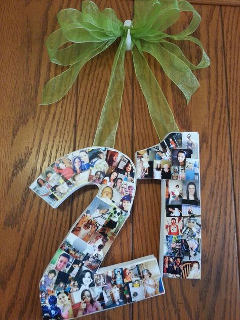 21st Birthday picture wreath 21st Birthday Pictures, Picture Wreath, 21st Birthday Girl, 21st Bday Ideas, Birthday Wreath, Birthday Picture, Anniversaire Diy, 21st Birthday Decorations, 21st Party