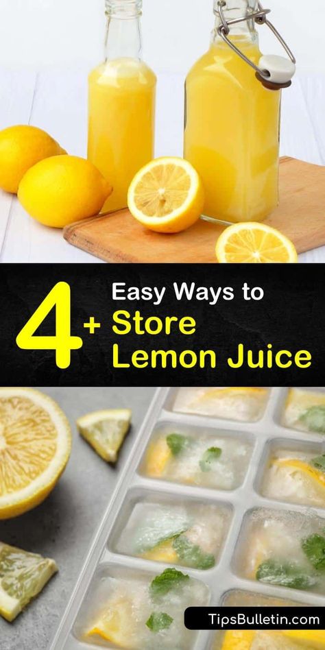 Lemon Juice Ice Cubes, Storing Fresh Lemon Juice, How To Preserve Lemon Juice, Frozen Lemon Ice Cubes, How To Store Lemons, Store Lemons, Benefits Of Lemon Juice, Benefits Of Hot Lemon Water, Freezing Lemons