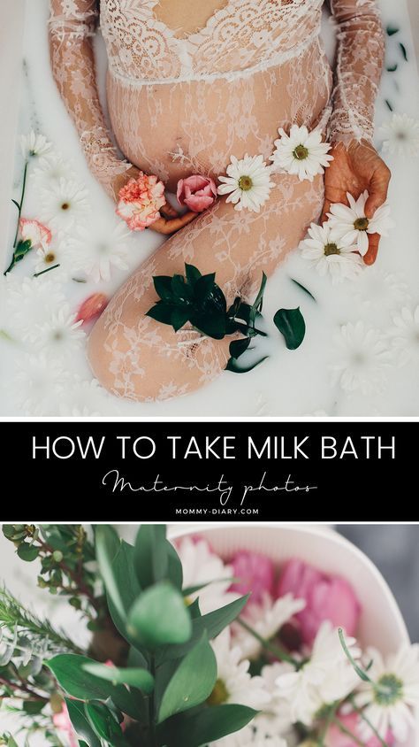 How To Take Milk Bath Maternity Photos Milk Bath Maternity Photos, Backyard Maternity Photos, Floral Baby Shower Cake, Backyard Photography, Milk Bath Photos, Bath Milk, Diy Newborn Photography, Milk Bath Maternity, Milk Bath Photography