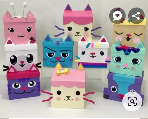 Sprinkles Birthday Party, Gabby Dollhouse, Sprinkle Party, Valentine Day Boxes, Cat Birthday Party, Doll House Crafts, Valentine Box, 6th Birthday Parties, Cat Party