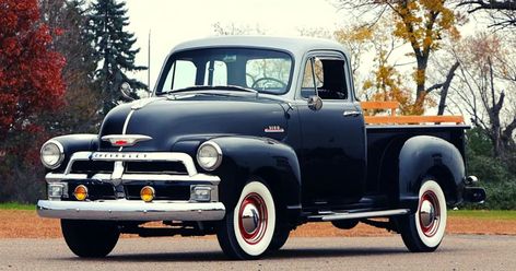 Discover how much high demand has driven up the prices of these classic Chevrolet pickups. 1954 Chevy 3100 55 Chevy Truck, 1954 Chevy Truck, Chevy 3100, Chevrolet 3100, Vintage Pickup Trucks, Pickups For Sale, Classic Chevrolet, Old Pickup Trucks, Antique Trucks