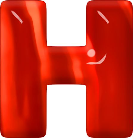 Red H, Letter H, New Heart, Vintage Candy, Letter V, Older Fashion, Bunting Banner, Letter Set, Red Glass