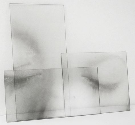 Carolina Magnin (glass print) Book Transparent, Hologram Printing, Transparent Art, Ephemeral Art, Glass Photography, Layered Art, Shape Posters, Architecture Poster, Glass Print