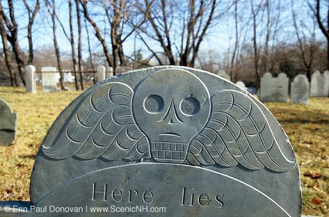 Victorian Tombstone, Otgw Tattoo, Tombstone Tattoo, Celestial Inspiration, Cold Beauty, Stone Tattoo, Portsmouth New Hampshire, Vintage Celestial, Skull Wings