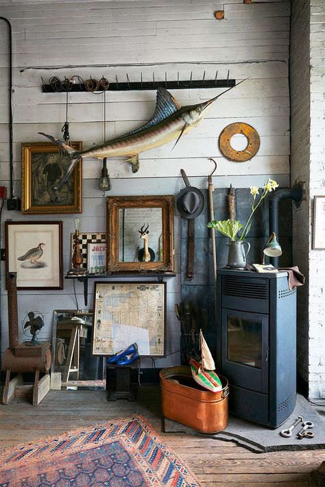 Nautical Interior, Fishermans Cottage, Shed Interior, Sea House, Lake Cottage, Coastal Cottage, Skagen, Beach Cottages, Cabin Decor