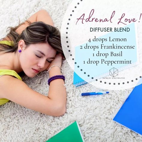 Adrenal Fatigue Essential Oil Blend, Essential Oil Beauty, Doterra Diffuser Blends, Doterra Oil, Tangerine Essential Oil, Adrenal Support, Doterra Essential Oils Recipes, Young Living Essential Oils Recipes, Essential Oils Herbs