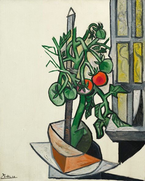 Picasso Still Life, Pablo Picasso Artwork, Picasso Artwork, Picasso Cubism, Dora Maar, Tomato Plant, Picasso Paintings, Picasso Art, A3 Poster