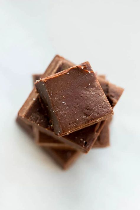 Easy 3-Ingredient Fudge Recipe (Sweetened Condensed Milk) - 3 Ingredients Fudge Condensed Milk, Easy Fudge Recipe 3 Ingredients, Recipe Sweetened Condensed Milk, 3 Ingredient Fudge Recipe, Holiday Hacks, Fudge Recipes Easy, Holiday Hack, 3 Ingredient Recipes, Homemade Fudge