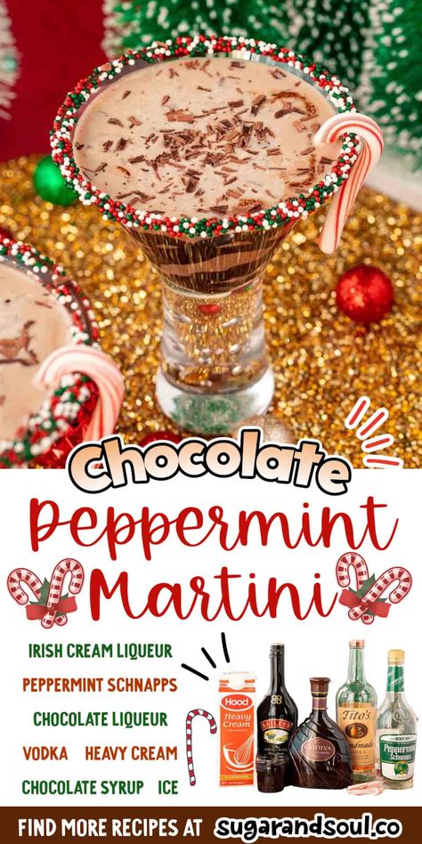 Chocolate Candy Cane Martini, Chocolate Peppermint Martinis, Christmas Chocolate Martini, Peppermint Chocolate Martini, Peppermint Mocha Martini, Expressing Martini, Peppermint Chocolate Martini Recipe, Peppermint Bark Martini, Peppermint Espresso Martini