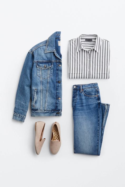 The Ultimate Guide to Fashion for Women Over 60 | Stitch Fix Style Button Down With Jeans, Minimal Classic Style, Simple Work Outfits, Stitch Fix Women, Stitch Fix Style, Minimal Classic, Stacked Bangles, Classic Style Women, Fashion Tips For Women