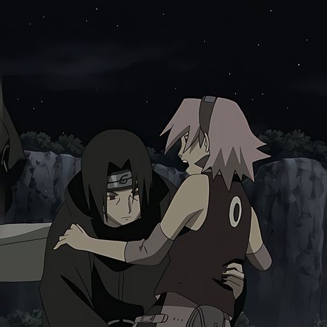 Itachi And Sakura, Sakura Icons, Uchiha Family, Naruto 1, Naruto Pictures, Itachi Uchiha, Sakura Haruno, I'm A Simp, Naruto Shippuden