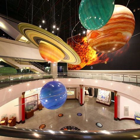 Solar System Installation, Astrology Museum, Conference Installation, Planet Museum, Utopian Scholastic, Astronomy Museum, Fun Museum, Photo Japon, Space Exhibition