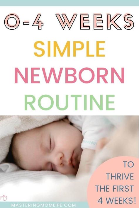 Routine For Newborn, Feeding Cues, Newborn Routine, Routine Schedule, One Month Baby, Newborn Schedule, Baby Routine, Week Schedule, Baby Schedule