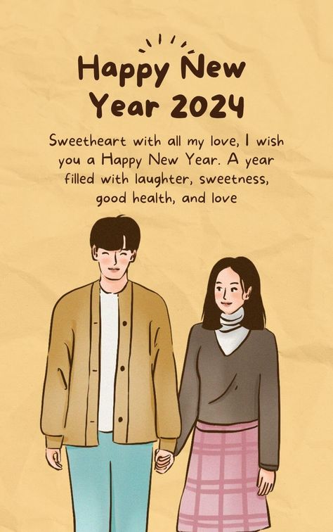 70 Best New Year 2024 Wishes for the Boyfriend  - iPhone2Lovely Happy New Year 2024 Gf, Happy New Year Husband Quotes, New Year Wishes Love Quotes, Best New Year Wishes For Boyfriend, 2024 Love Quotes, New Year Wish For Girlfriend, Happy New Year Wishes For Him, How To Wish New Year To Boyfriend, Happy New Year Love Wishes