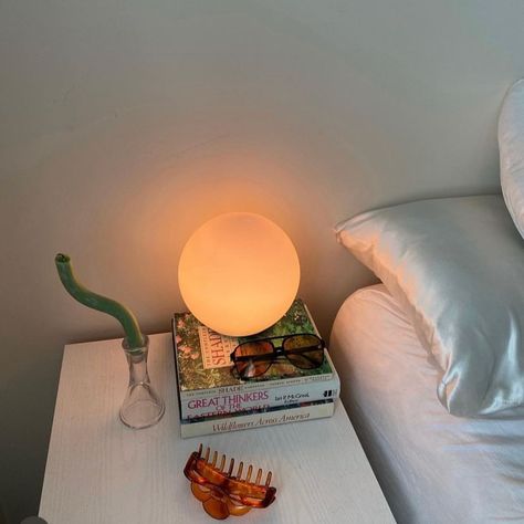 beside sun lamp Sunlight Lamp Bedroom, Sun Lamp Aesthetic, Sun Light Lamp Aesthetic, Sundet Lamp, Sunlight Lamp, Moon Light Lamp Aesthetic, Beside Lamp, Sun Lamp, Led Ball