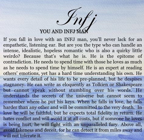 If you fall in love with an infj man... Infj Male Likes You, Infj Men As Lovers, Infj Love Relationships, Infj Infj Relationship, Infj Crush, Infj Boyfriend, Infj Men, Infj In Love, Infj Male