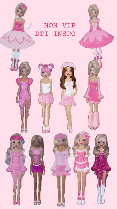 DRESS TO IMPRESS PINK INSPO Fancy Dress Code, Funny Spanish Jokes, Meaningful Drawings, Pink Themes, Pink Outfits, Pink Outfit, Cute Pink, Dress Codes, Pink Dress