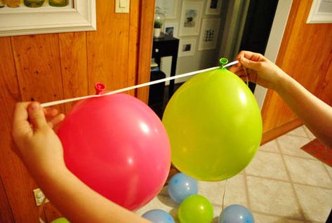 Balloons-Two-Tied-On Cheap Party Decorations, Girl Dinosaur Birthday, Outdoors Birthday Party, Avengers Party, One Balloon, Spiderman Party, Brain Surgery, Birthday Party 21, Curling Ribbon