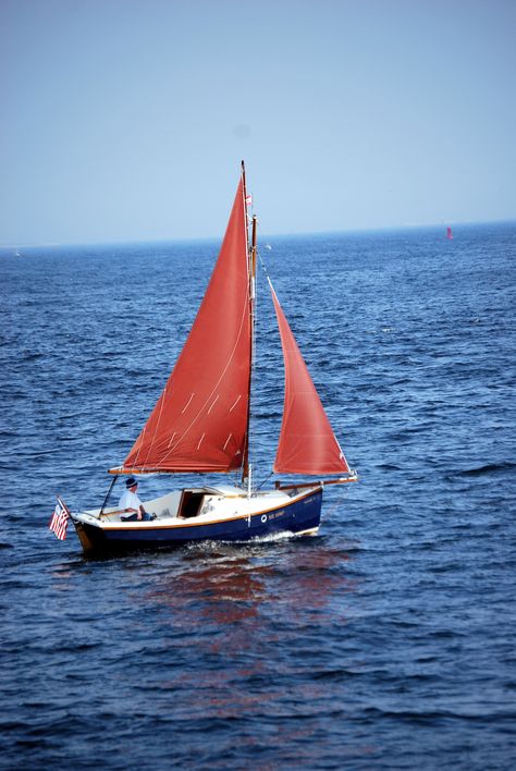 Red sail boat looks nice in a white frame Dark Nautical, Red Sailboat, Sailboat Photography, Colorful Mobile, Nautical Aesthetic, Blue Boat, Paint Night, Sail Boat, Idea Board