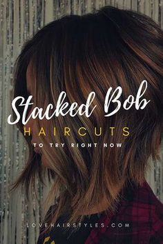 Thick Hair Bobs Medium, How To Style Stacked Bob, Stacked Angled Bob Hairstyles, Assymetrical Haircut Bob, Choppy Lob Haircut, Aline Bob Haircuts, Reverse Bob Haircut, Swing Bob Haircut, Stacked Bob Haircuts