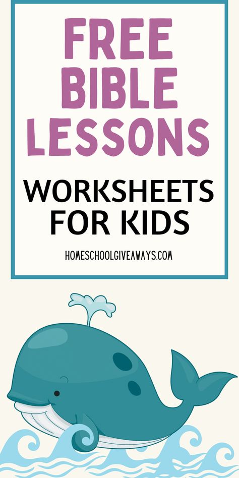 A big list of free Bible Studies that you can use in your homeschool with your children. These are great to do together as a family or to have your children use individually to practice having their own quiet time each day. Print up enough copies for each child to complete their own activity page. Bible lessons | bible lessons for kids | bible lessons for preschoolers What Is The Bible For Preschoolers, Bible Lesson Activities, Summer Bible Lessons For Kids Free, Bible Preschool, Bible Stories For Children, Bible Lesson For Preschoolers, Bible School Lessons For Kids, Childrens Bible Story Lessons, Simple Sunday School Lessons For Kids