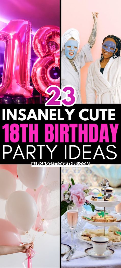 Turning 18 is a BIG deal. It marks the beginning of adulthood when you can start making major adult life decisions and choices on your own. In other words, it’s a birthday milestone worth a big celebration! Whether you’re looking for a big birthday bash or something more relaxed and tranquil, here are 23 fun 18th birthday party ideas to help celebrate the transition to adulthood. Party Bus Birthday, 18th Birthday Party Ideas, Mocktail Party, Adult Tea Party, Fancy Dinner Party, Birthday Milestone, Easy Parties, Birthday Party Planning, Life Decisions