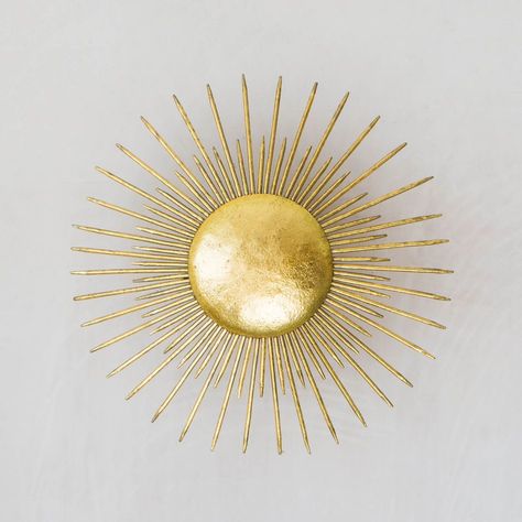 Sphere Floor Lamp, Unique Wall Lights, Round Gold Mirror, Sun Wall Decor, Botanical Flower Art, Gold Sunburst, Glass Tea Light Holders, Feather Wall, Green Bedding