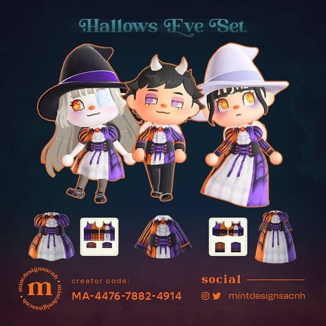 Animal Crossing Outfits, Animal Crossing Halloween, Acnh Pattern, Animal Crossing Music, Cozy Crafts, Drawing Amazing, Acnh Outfits, Creepy Animals, Acnh Clothes