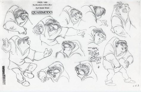 The Hunchback of Notre Dame Character Sheets Character Design Disney, Concept Art Landscape, Traditional Animation, Hercules Disney, Good Animated Movies, The Hunchback Of Notre Dame, Character Design Cartoon, Classic Disney Movies, Hunchback Of Notre Dame