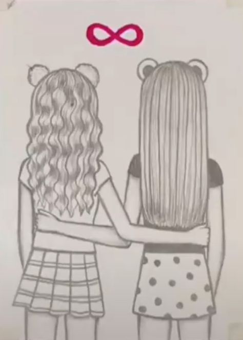 Besties Drawing, Best Gift, Best Friend, Follow Me, Best Friends